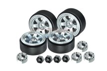 GPM Beadlock 1.0 6-Loch-Felgen Alu silber 26x13,2mm (4)...