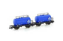 Hobbytrain H24833 N 2er Set Leichtbau-Kesselwagen...