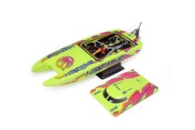 Pro Boat PRB08049T1 Blackjack 24 V2 RC Catamaran Brushless: RTR, Heat Wave Visual