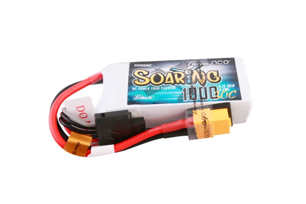 Gensace G-Tech Lipo Soaring 1000 mAh 11,1 V 30C 3S Akku mit XT60
