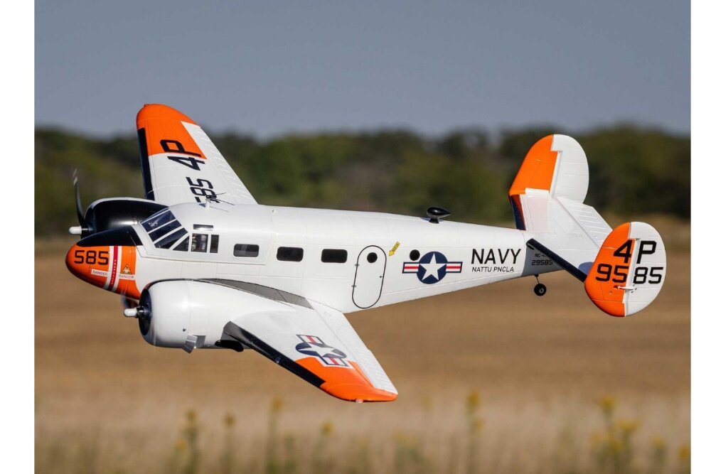 E-flite Beechcraft D18 RC-45J 1,5m PNP Twin 3S/4S