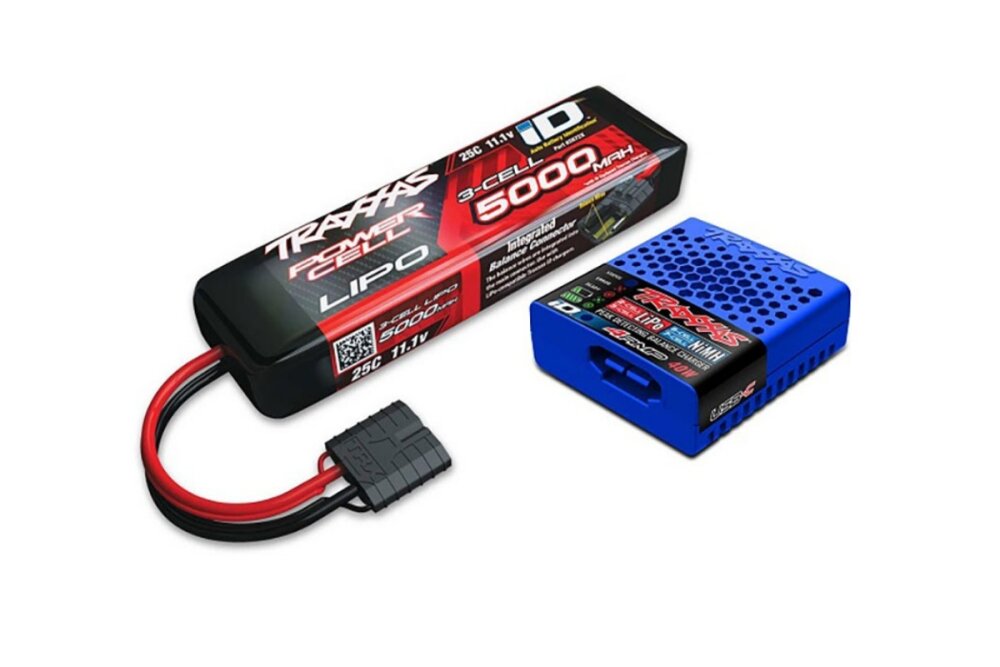 TRAXXAS SLVR USB-C 4A Ladegerät + LiPo 5000mAh 3S 11,1V Set