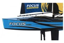 Joysway Focus V3 RC-Segelboot 1m RTR rot, Mast 1,57m
