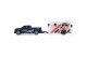 Amewi 22680 1:64 RC Pickup Die Cast mit Wohnwagenanhänger RTR blau mit Licht