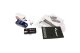 Amewi 22680 1:64 RC Pickup Die Cast mit Wohnwagenanhänger RTR blau mit Licht
