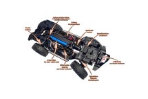 DF-04S PRO BL 1:10 Scale Crawler matt Schwarz &ndash; Brushless RTR