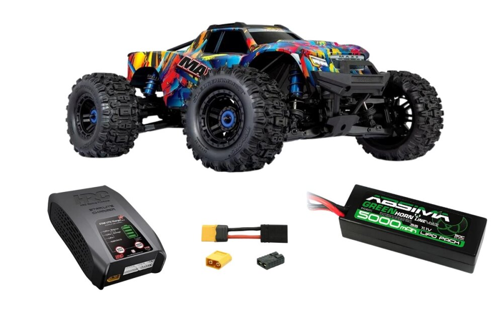 Traxxas MAXX 4x4 Rock n Roll 1:10 mit 3S-LiPo &...