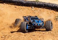 Traxxas Rustler 4x4 Ultimate 1:10 RTR mit 3S LiPo Ladeger&auml;t blau