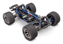 Traxxas Rustler 4x4 Ultimate 1:10 RTR mit 3S LiPo Ladeger&auml;t blau