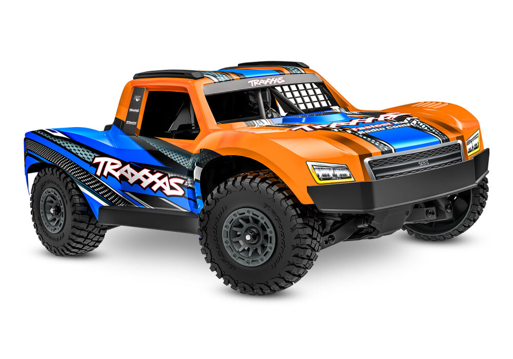 TRAXXAS MINI-Slash BL-2S 4x4 orange 1/16 Short Course RTR...