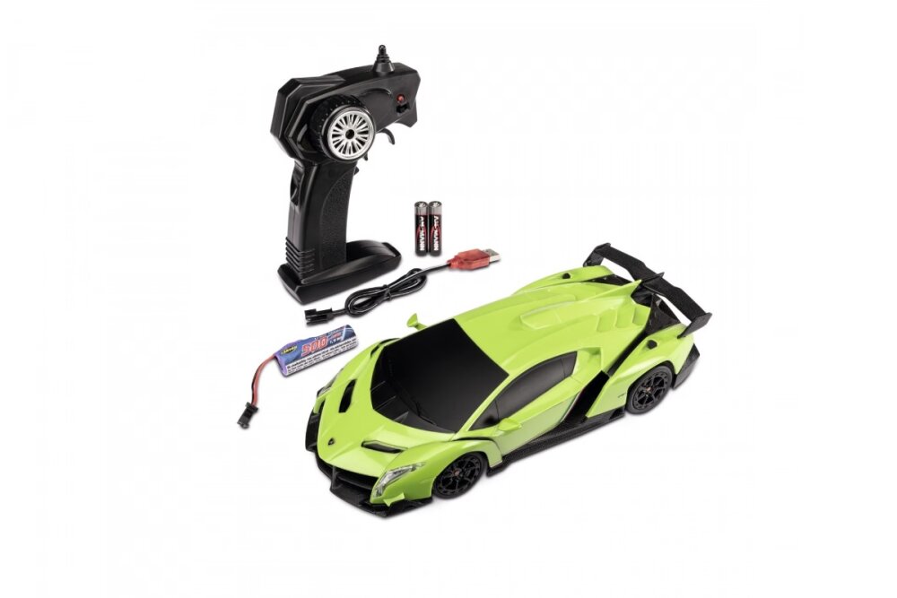 Carson 1:24 Lamborghini Veneno 2.4G 100% RTR grün