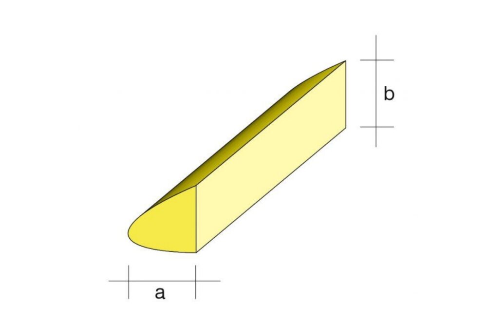 Balsa-Nasenleiste 8x15/1000mm 1 Stück, nur Abholung