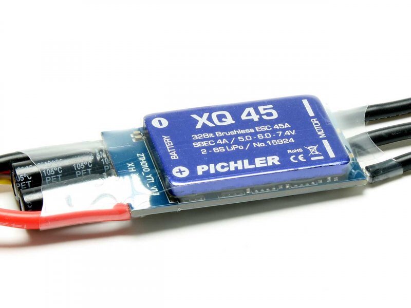 Pichler 15924 Brushless Regler XQ+ 45 2-6S BEC 4A