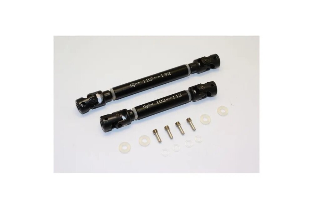 Aluminium & Stahl Kardanwellen v/h schwarz TRX-4