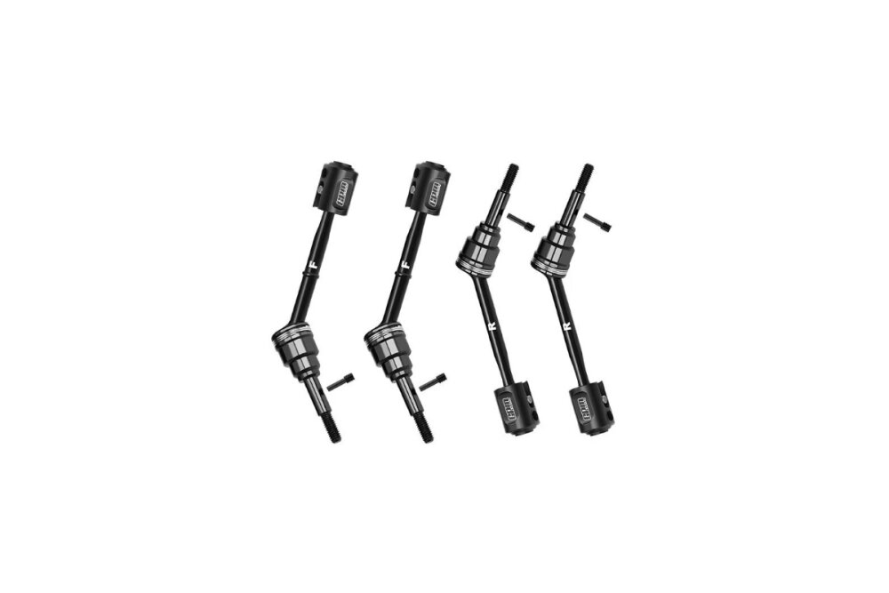 Carbon-Stahl-Antriebswellen vorne/hinten Schwarz 4 Stück für TRX Mini Maxx