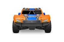 Traxxas MINI-Slash 2S-Brushless 4x4 1:16 ShortCourse RTR, orange HD-Teile, mit 2S Lipo/Lader