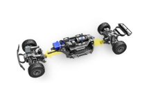 Traxxas MINI-Slash 2S-Brushless 4x4 1:16 ShortCourse RTR, orange HD-Teile, mit 2S Lipo/Lader