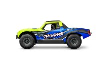 Traxxas MINI-Slash 2S-Brushless 4x4 1:16 ShortCourse RTR, gelb HD-Teile, mit 2S Lipo/Lader