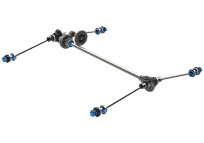 Traxxas X-Maxx blau 8S 4x4 RTR Bundle mit 2x 4S LiPo &amp; Ladeger&auml;t