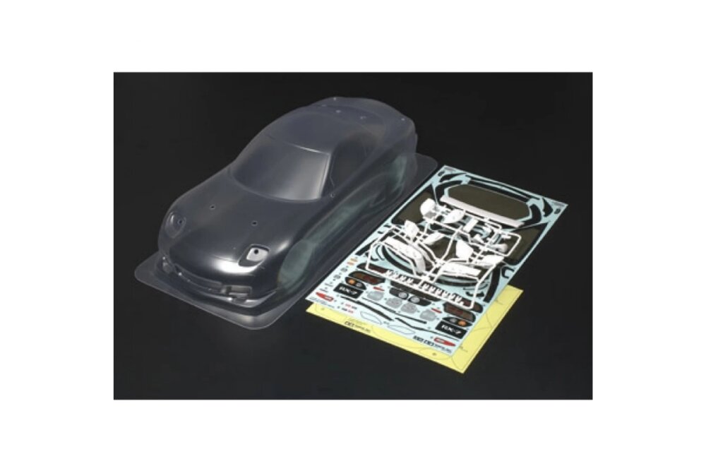 Tamiya Kar.-Satz Mazda RX-7 Karo 1:10 Klar