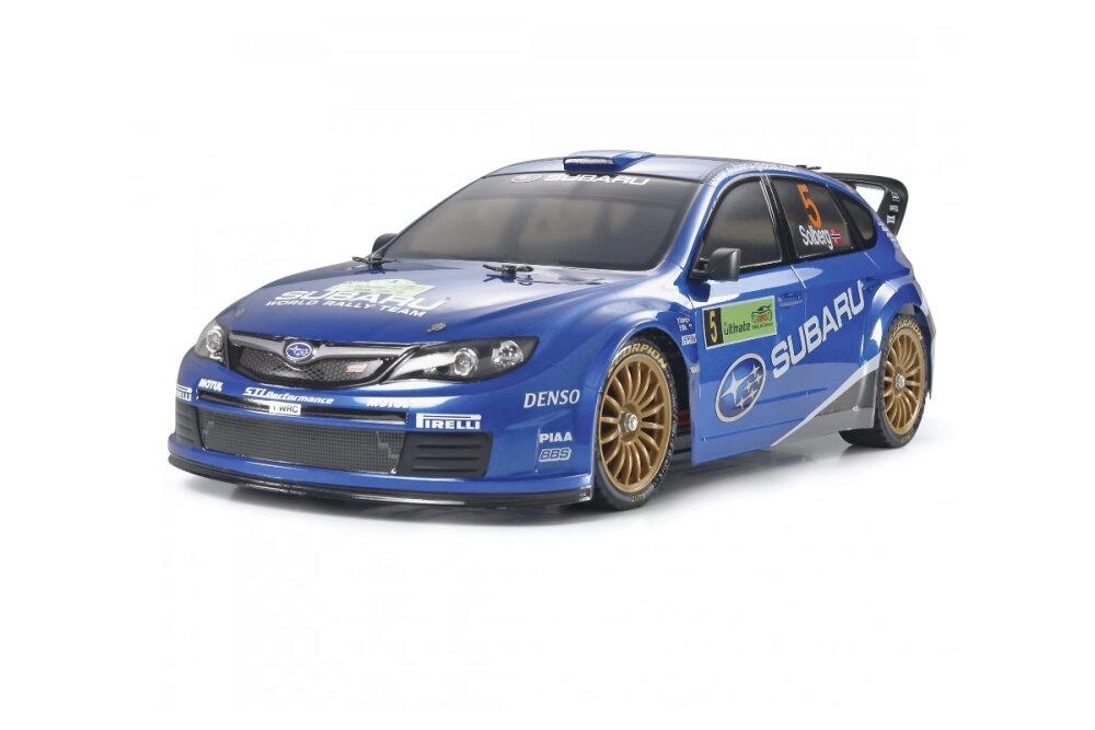 Tamiya Karosserie Satz Subaru Impreza WRC 2008 1:10 Klar