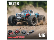 Hyper Go MJX 16218 RC Monster Truck blau/wei&szlig;1:16 Brushless Off-Road bis zu 50 km/h
