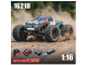 Hyper Go MJX 16218 RC Monster Truck blau/weiß1:16 Brushless Off-Road bis zu 50 km/h