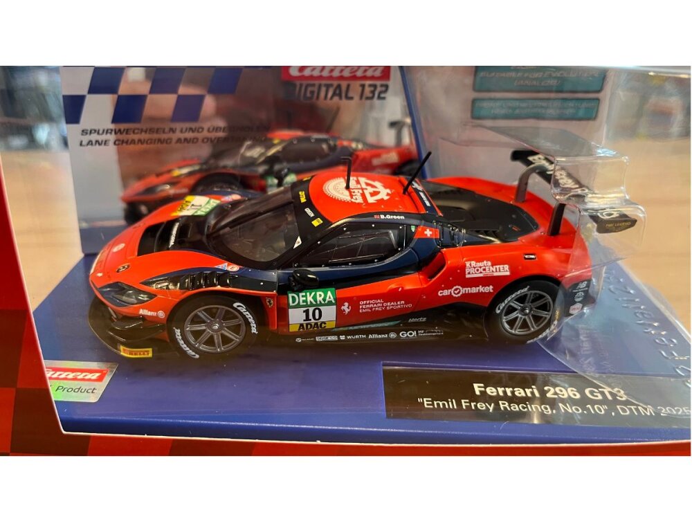 Carrera Digital 132 Ferrari 296 GT3 Emil Frey 20032136