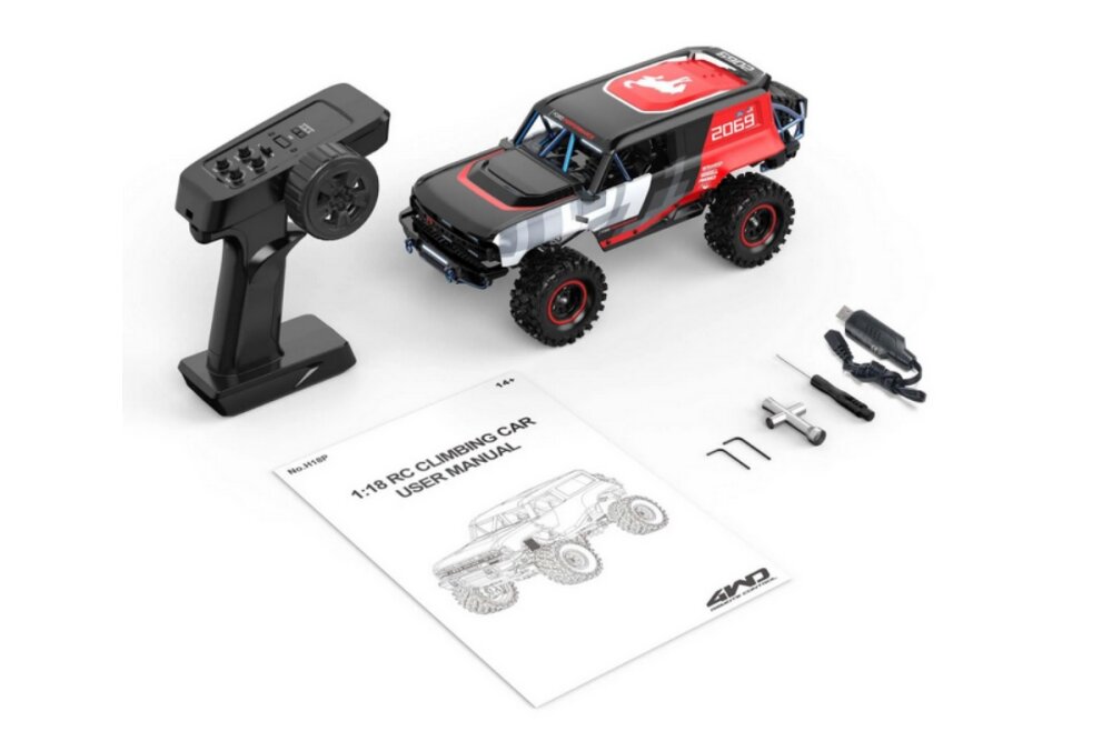 s-idee® MJX H18P Ford Bronco R Baja 1000 1:18 RC...