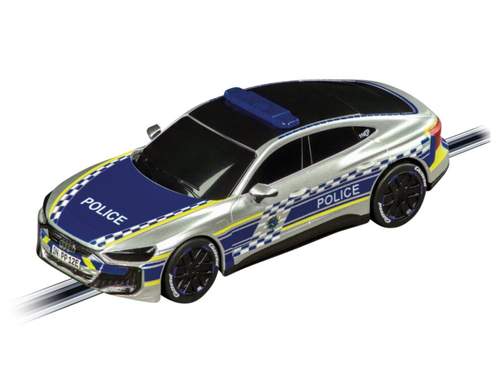 Carrera GO!!! Audi RS e-tron GT - Polizei Autorennbahn Fahrzeug