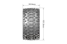 ST-UPHILL auf Felge schwarz 12mm Hex (0&amp;1/2) (2) LOUISE TRX Mini-MAXX / XRT