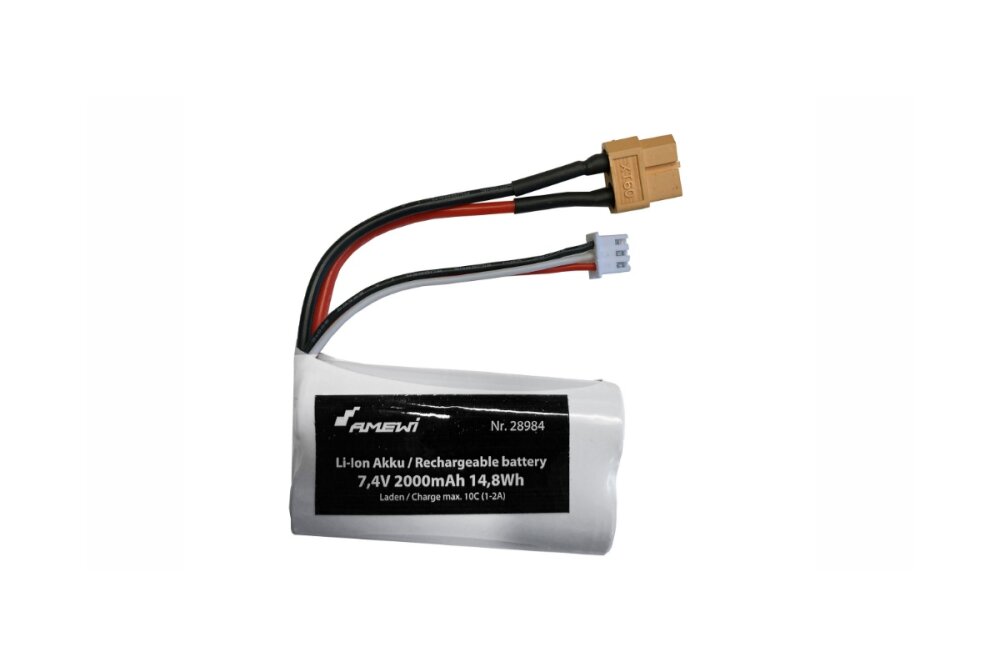 Amewi Li-Ion Akku 2S 7,4V 2000mAh XT60 28984