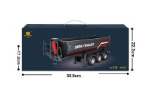 s-idee&reg; Huina 1509 1:18 Ferngesteuerter Muldenkipper mit Licht &amp; Sound (ben&ouml;tigt LKW)