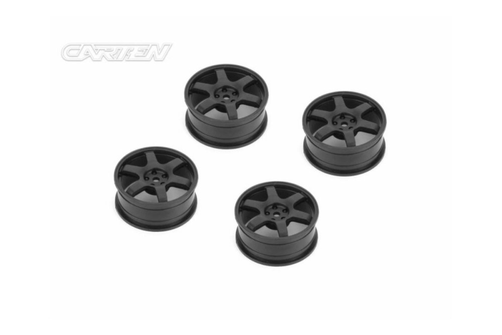 CARTEN 6-Speichen Felge schwarz 24mm ET=0mm (4)