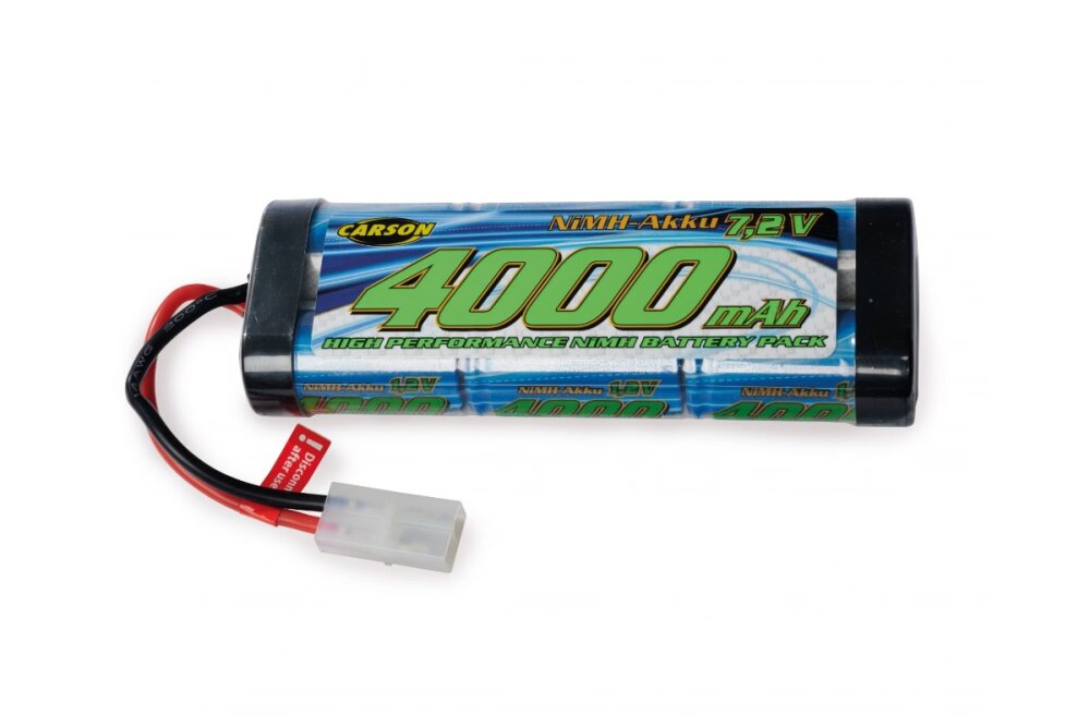 Carson 7,2V 4000mAh Rennakku, RC-Akku, NiMH