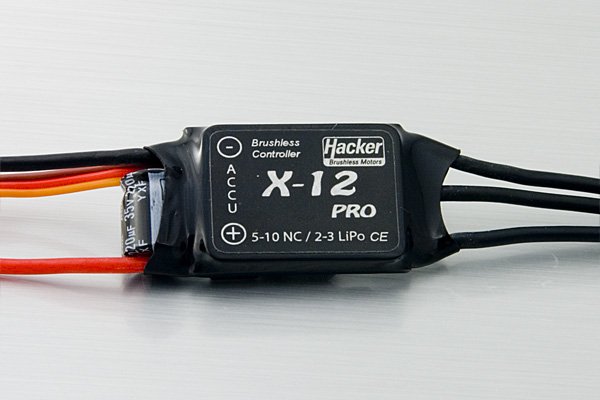 Hacker Speed Controller X-12-Pro BEC.