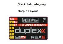 Jeti Duplex 2.4EX Empfänger Rex 6