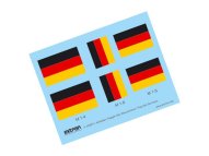 Aufkleber Flaggen Satz Deutschland