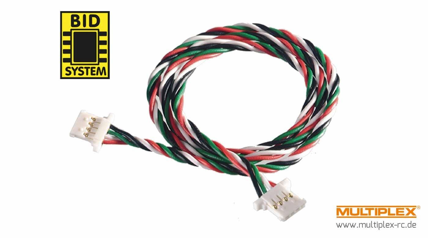 BID-Kabel 300 mm für PowerPeak Ladegeräte