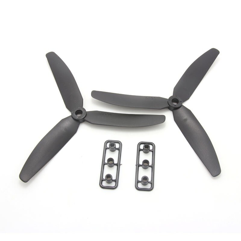 5x3 3-blatt Gemfan Quadcopter Prop Set - 2x linksdrehend, 2x rechtsdrehend schwarz