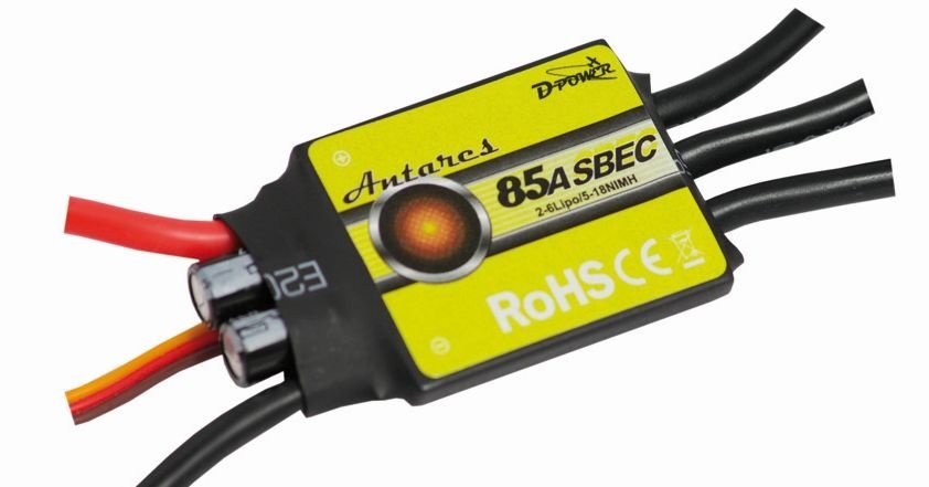 D-Power Antares 85A S-BEC Brushless Regler