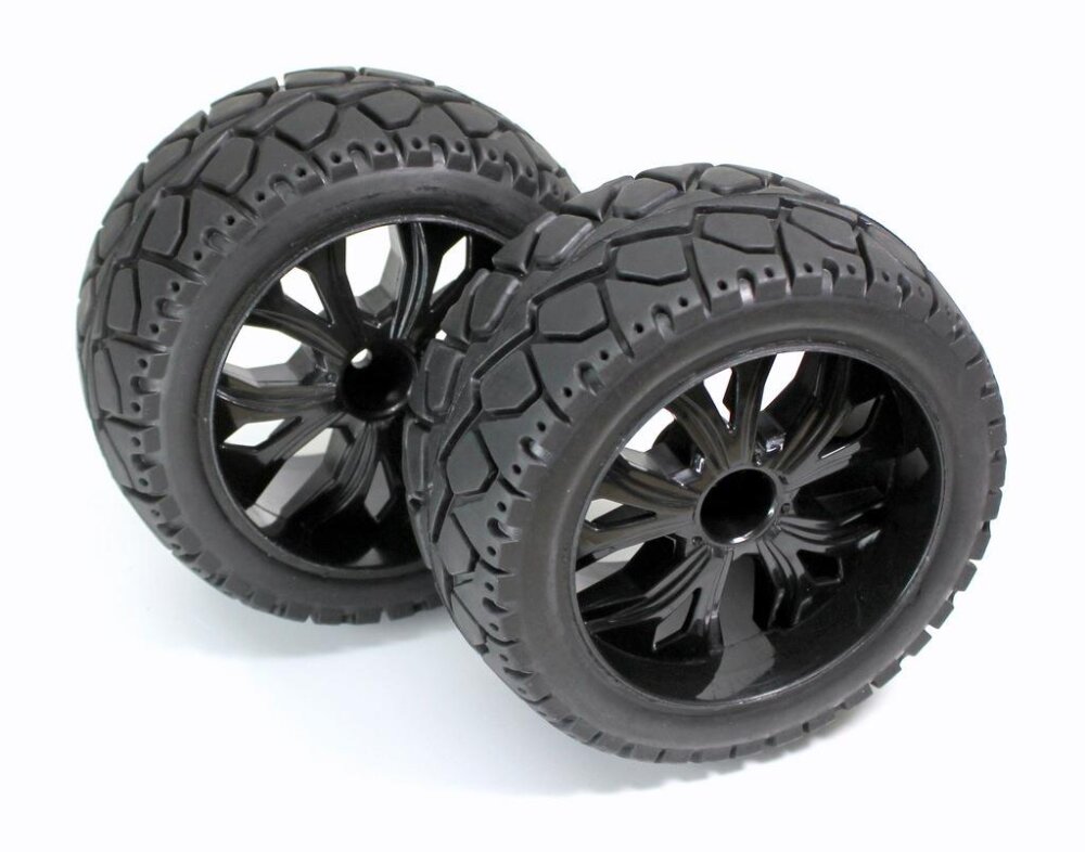 Absima Buggy / Truggy Onroad Reifen komplett schwarz 1:10 (2 St.)