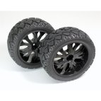 Absima Buggy Onroad Reifen komplett schwarz 1:10 (2 St.)