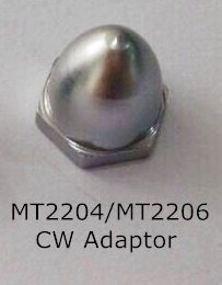 Prop Adapter CW / Mutter für 2204 / 2206 Motoren, silber, Rechts-Gewinde