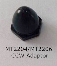 Prop Adapter CCW / Mutter für 2204 / 2206 Motoren, schwarz, Links-Gewinde