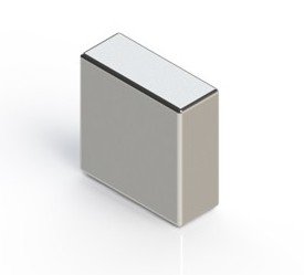 Neodym Quadermagnet, 5x5x2mm, vernickelt, N52