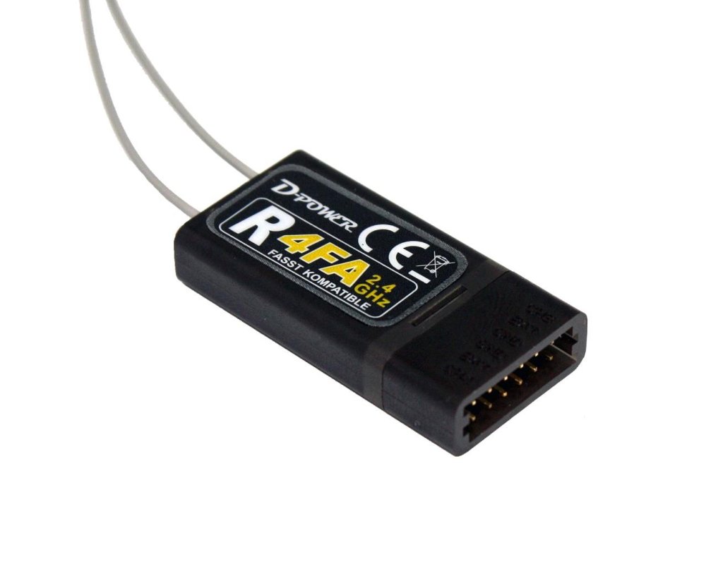 R6008HV-B 6CH 2,4 GHz FASST Kompatibel Empfänger für Futaba 6C 8C 10C 7C T10C NL 