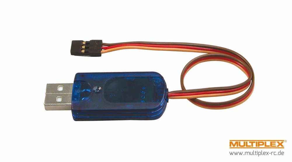 Multiplex USB PC-Kabel RX+S+Telemetrie (UNI)
