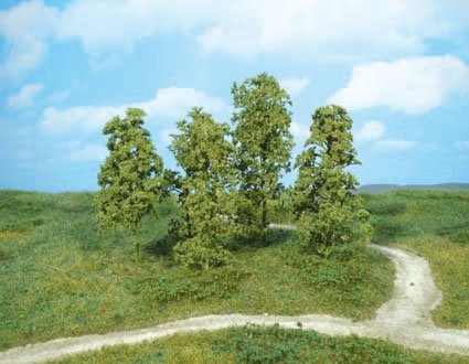 Heki 1641 - 12 Naturbäume und Büsche mittelgrün