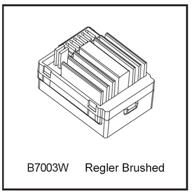 D-Power Fahrtenregler 40A Brushed - BEAST BX / TX